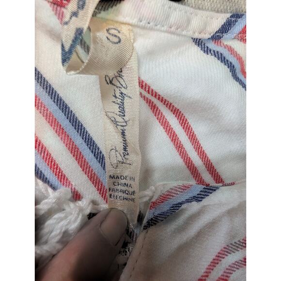 Seven 7 Tank Top Tie Back Blouse Sleeveless Tunic Size S Boho Cottage - Picture 5 of 7